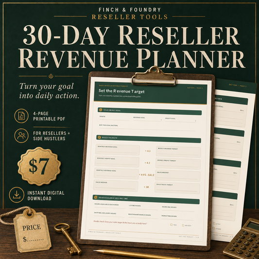 30-DAY RESELLER REVENUE PLANNER