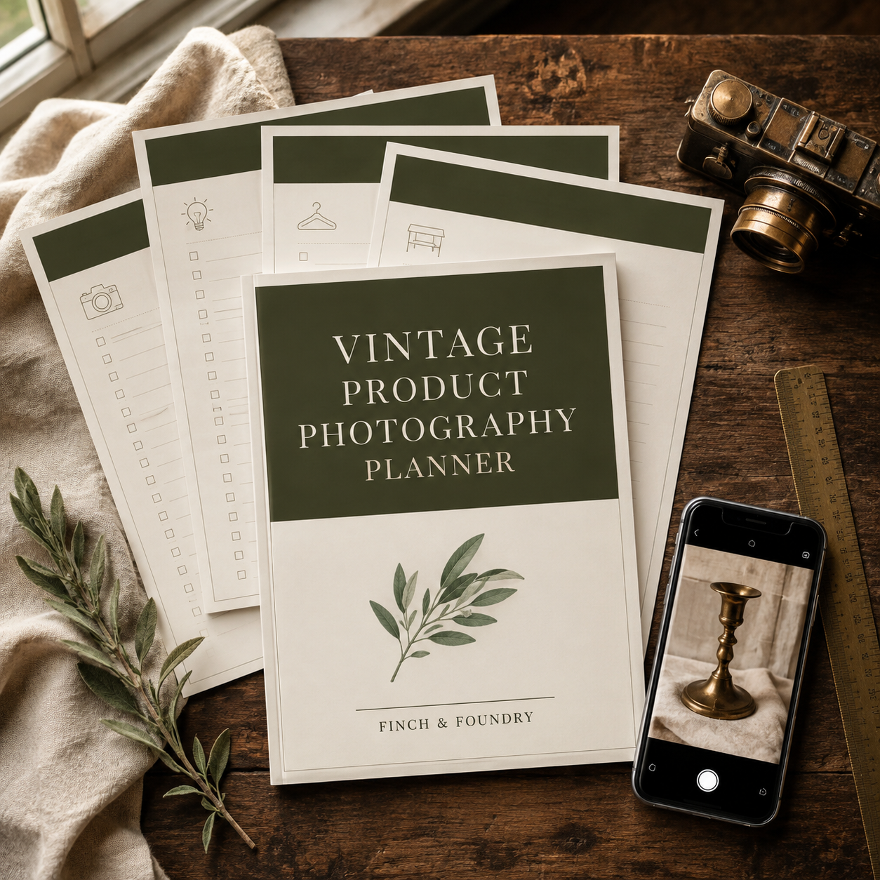 VINTAGE PRODUCT PHOTOGRAPHY PLANNER