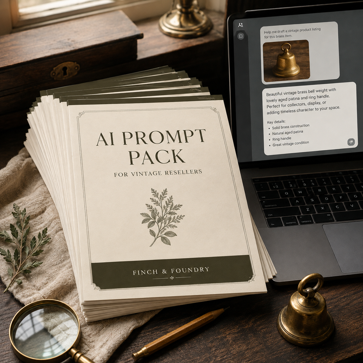 AI PROMPT PACK FOR VINTAGE RESELLERS