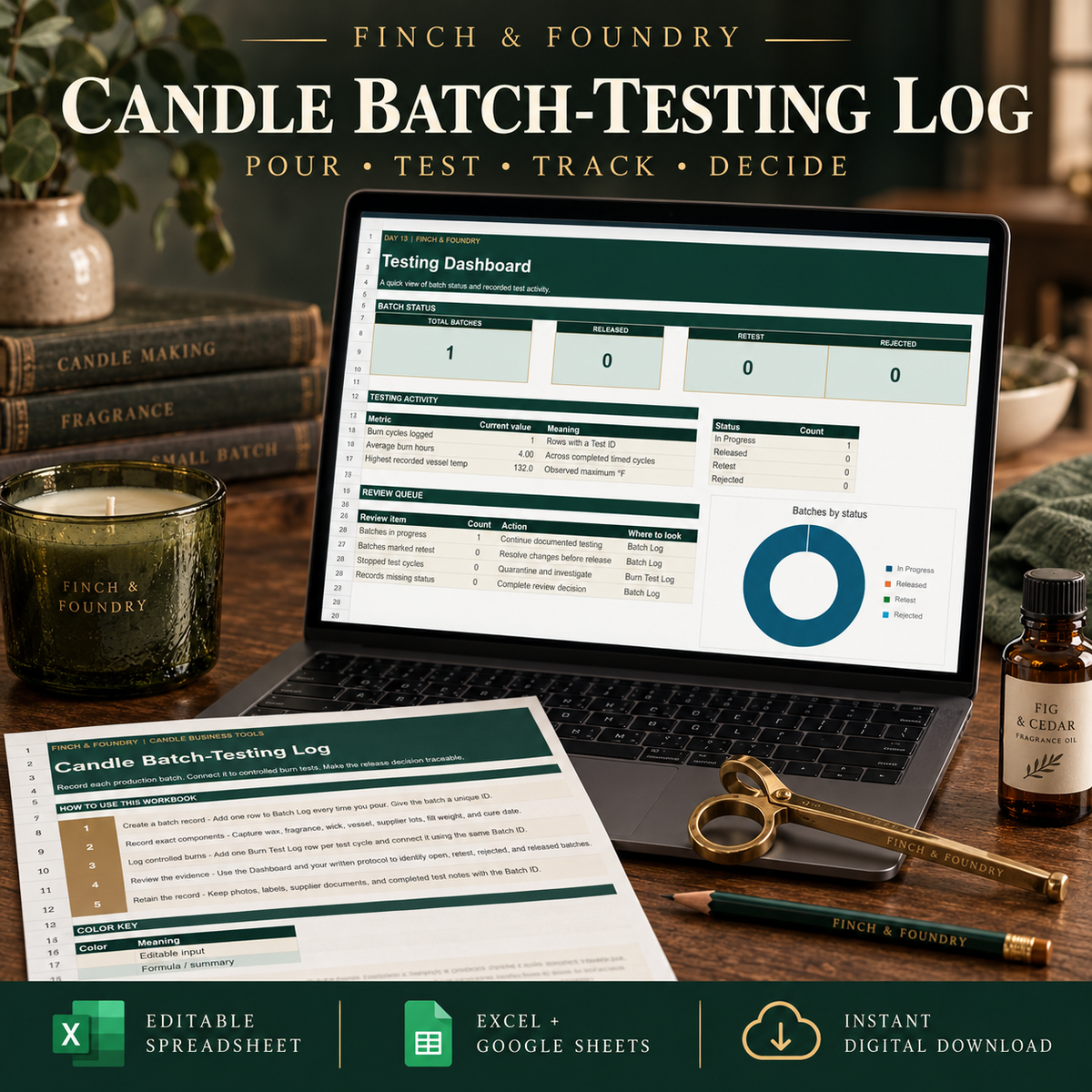 CANDLE BATCH-TESTING LOG