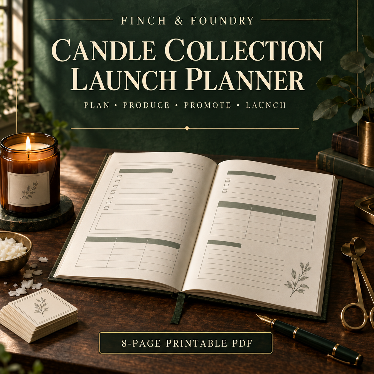 CANDLE COLLECTION LAUNCH PLANNER