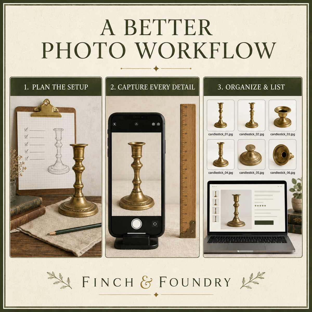VINTAGE PRODUCT PHOTOGRAPHY PLANNER