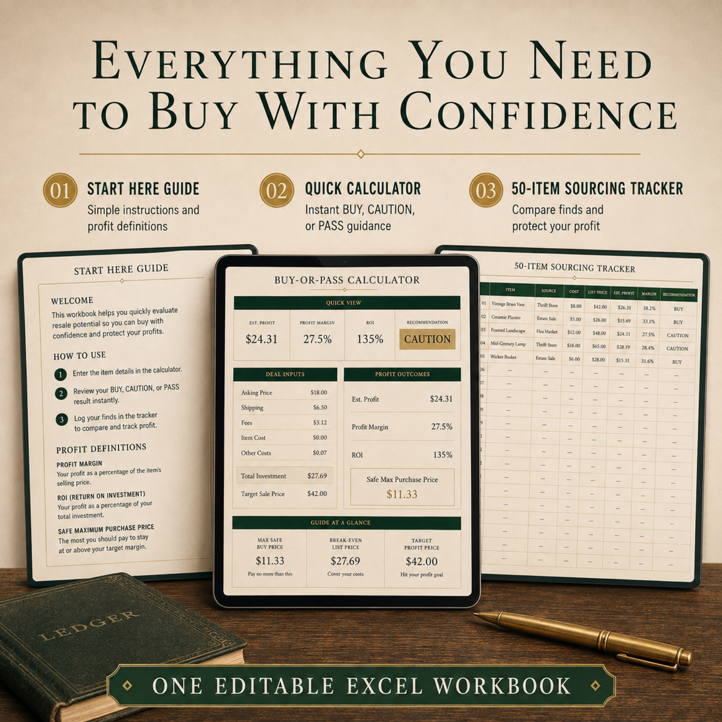 THE VINTAGE RESELLER BUY-OR-PASS CALCULATOR